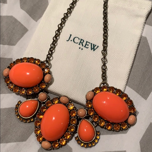 Coral J.Crew Statement Necklace - Picture 5 of 5